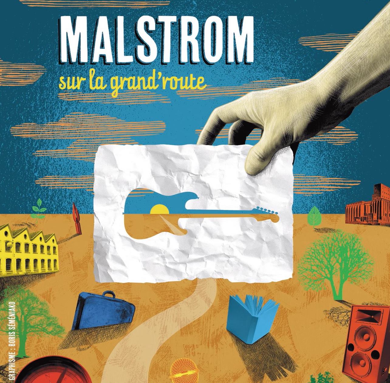 Pochette du disque : Masltrom sur la Grand Route
